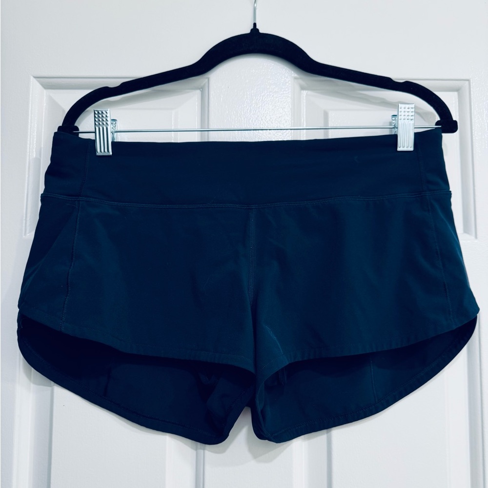 Lululemon Athletica Navy Blue Speed Up Shorts